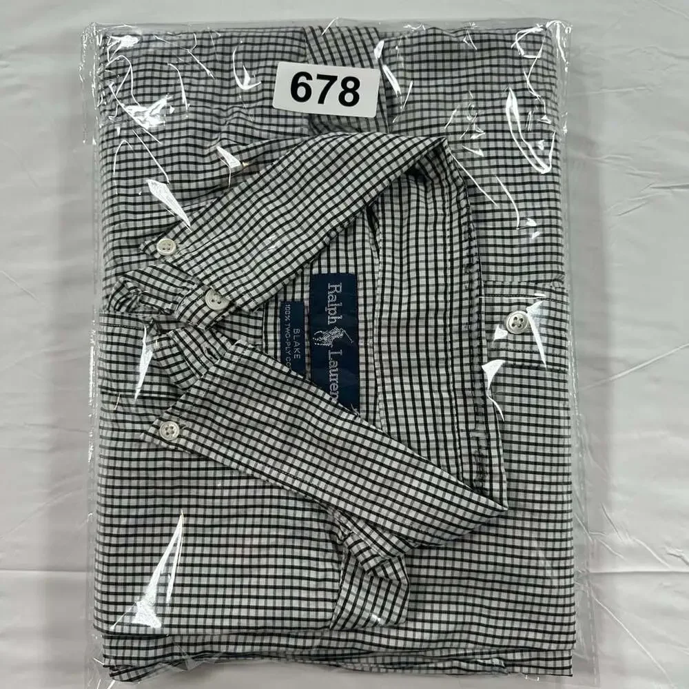 Polo Ralph Lauren Blake Gingham Check Long Sleeve Button-Up Shirt Men's XXL